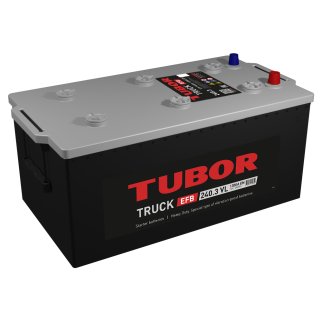 Аккумуляторная батарея TUBOR TRUCK 6СТ240 обр. 517х274х234 1300A плюс слева (3) фото