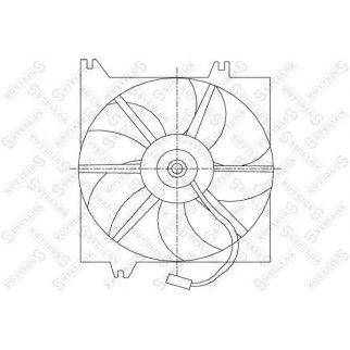 29-99401-SX_вентилятор охлаждения! Hyundai Accent 1.3-1.6 00-05 фото