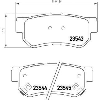 Колодки тормозные задние дисковые к-кт TEXTAR 2354301 фото