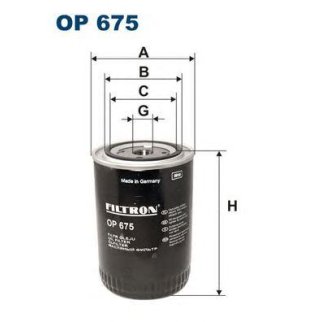 Фильтр масляный FILTRON OP 675 фото