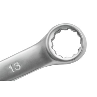 Ключ комбинированный, 13 мм, CrV, матовый хром MATRIX 15109 фото 3