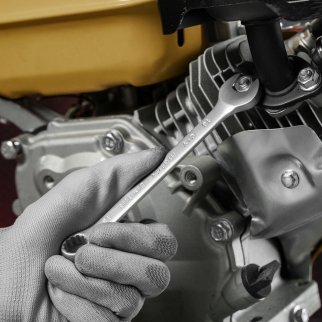 Ключ комбинированный, 13 мм, CrV, матовый хром MATRIX 15109 фото 5