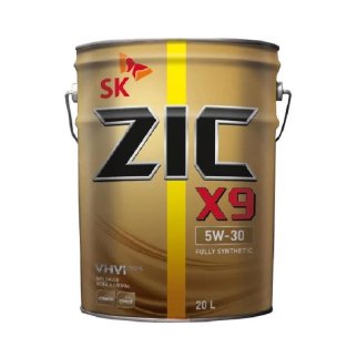 Масло моторное ZIC X9 5W-30 синтетическое 20 л 192614 фото