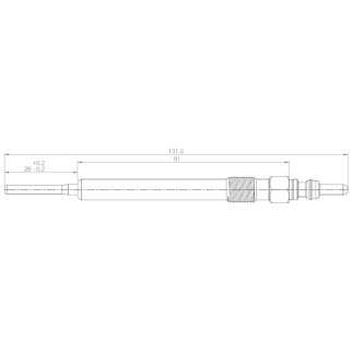 Свеча накаливания FEBEST _17642-001 фото 2