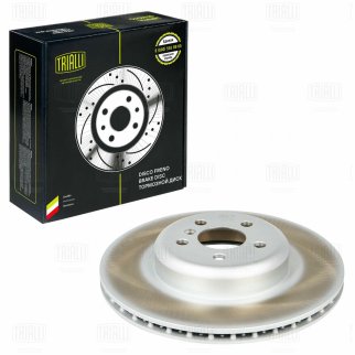 Диск торм. для а/м BMW 5 (G30) (18-)/X3 (G01) (17-)/X4 (G02) (18-) зад. d=345 (окраш.) (DF 190435) фото