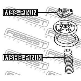 Опора амортизатора FEBEST MSS-PININ фото