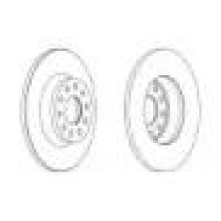 Диск тормозной FERODO DDF1306C фото