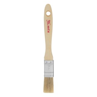 Кисть плоская Евро 3/4, натуральная щетина, дерев. ручка MATRIX фото 2