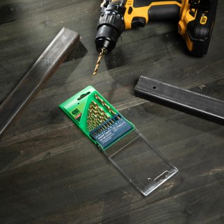 Набор сверл по металлу нитридтитановых 1,5-6,5мм 13шт СИБРТЕХ фото 1