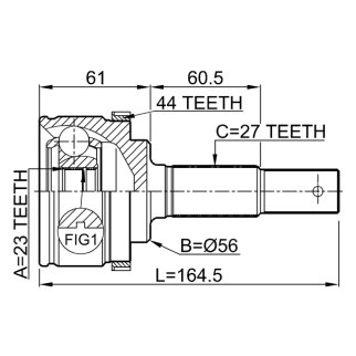 ШРУС 0210-P12QG16A44 фото 2