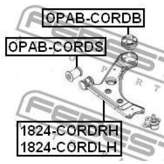 Рычаг передний FEBEST 1824-CORDRH фото