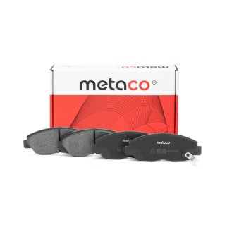 Колодки тормозные передние к-кт metaco 3000-456 фото
