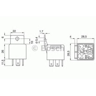 Реле BOSCH 0 332 209 150 фото