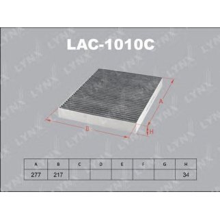 Фильтр салона LYNXauto LAC-1010C фото
