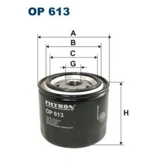 Фильтр масляный FILTRON OP 613 фото