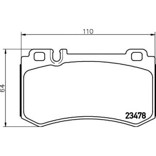 Колодки тормозные задние дисковые к-кт MINTEX MDB3058 фото