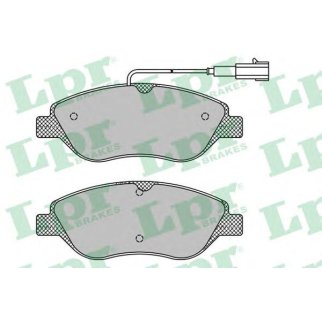 Колодки тормозные передние к-кт Lpr 05P1658 фото