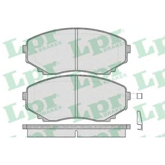 Колодки тормозные передние к-кт Lpr 05P570 фото