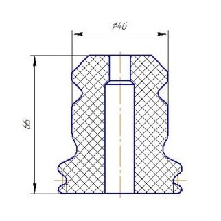 Пыльник с отбойником TRIALLI BCS 2066 фото 2