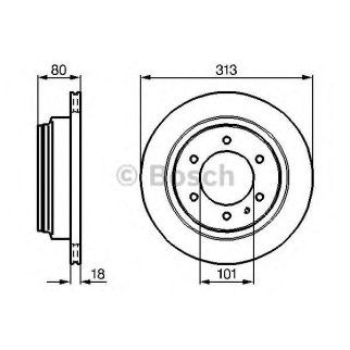 Диск тормозной BOSCH 0 986 478 496 фото