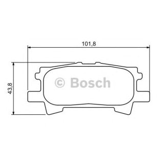 Колодки тормозные задние дисковые к-кт BOSCH 0 986 494 224 фото