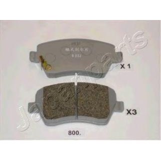 Колодки тормозные Japanparts PA-800AF фото