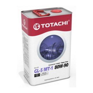 Масло трансмиссионное TOTACHI NIRO Super Gear GL-5/MT-1 80W-90 минеральное 4 л 60904 фото