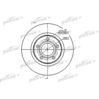 Диск тормозной PATRON PBD2806 фото