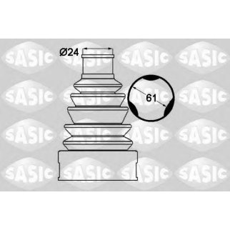 Пыльник ШРУСа SASIC 1904018 фото
