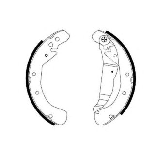 Колодки барабанные к-кт MINTEX MFR401 фото