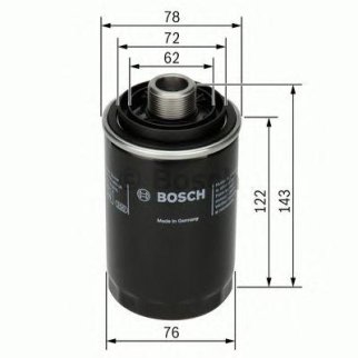 Фильтр масляный BOSCH F 026 407 080 фото