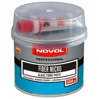 Шпатлевка NOVOL FIBER MICRO ремонтная 0,5кг фото