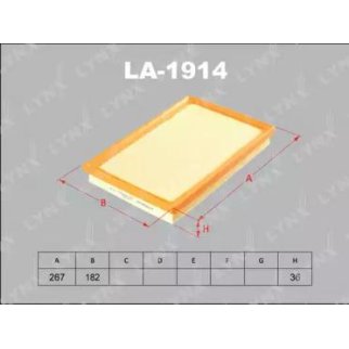 Фильтр воздушный LYNXauto LA-1914 фото