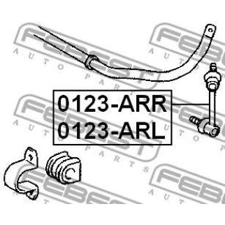 Тяга стабилизатора задняя правая фото