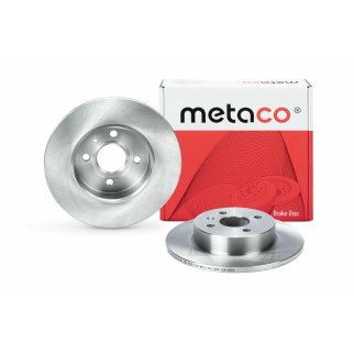 Диск тормозной задний metaco 3060-077 фото 3