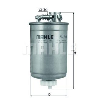 Фильтр топливный KNECHT KL 476D фото