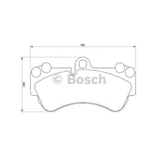 Колодки тормозные передние к-кт BOSCH 0 986 424 740 фото