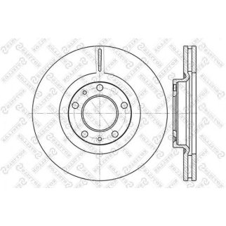6020-3723V-SX_диск тормозной передний! Peugeot 607 2.0-2.2HDi 99> фото