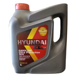 Масло моторное Hyundai Xteer Gasoline Ultra Protection 0W-30 4 л 1041122 фото