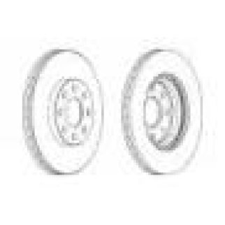 Диск тормозной передний вентилируемый FERODO DDF1304C фото