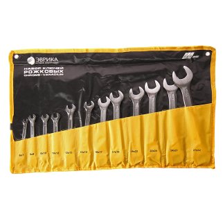 Набор ключей рожковых 12пр планшет PRO ЭВРИКА фото 2