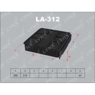 Фильтр воздушный LYNXauto LA312 фото