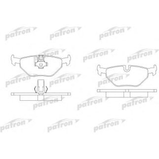 Колодки тормозные задние дисковые к-кт PATRON PBP1075 фото