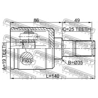 ШРУС внутренний 1211-GET11 фото