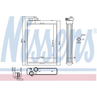 Радиатор отопителя AUDI A 4 / S 4 1.8 TFSI 07- фото