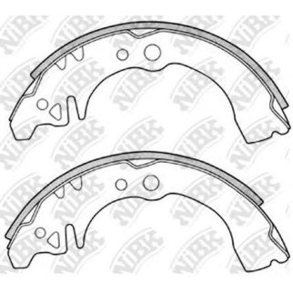Колодки барабанные к-кт NiBK FN0034 фото