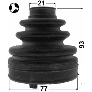 Пыльник ШРУСа внутр. пер FEBEST 0815-FORMTT фото 2 Пыльник ШРУСа внутр. пер FEBEST 0815-FORMTT фото 2