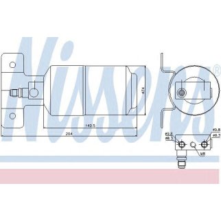 Осушитель системы кондиционирования Nissens 95169 фото