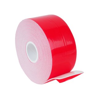 Скотч двусторонний 40 мм х 5 м красный фото 3