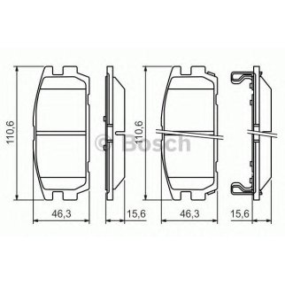 Колодки тормозные BOSCH _0 986 494 137 фото
